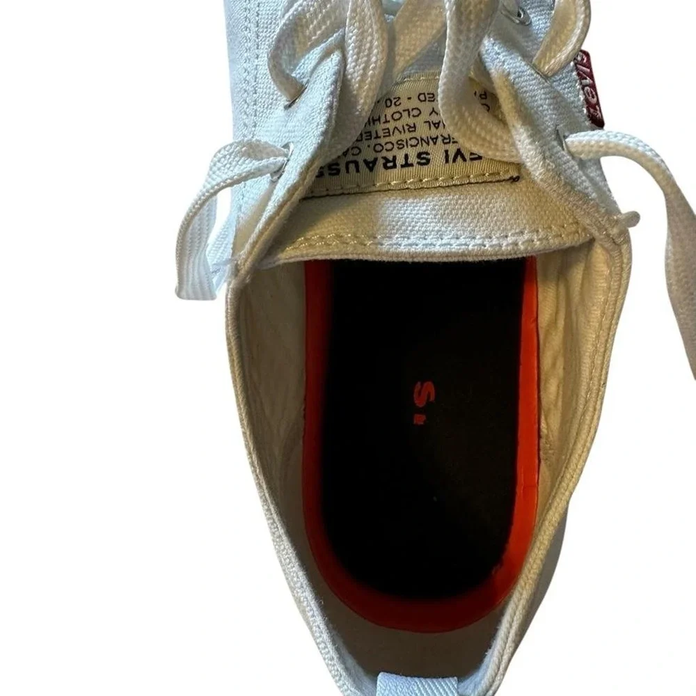 White Levi's Canvas Shoes